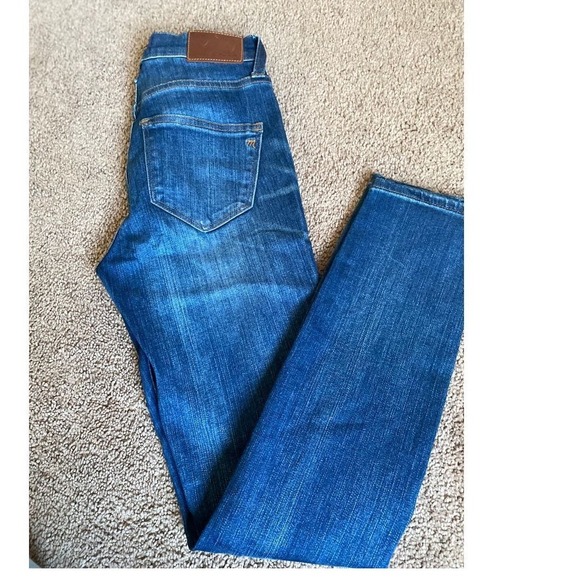 Madewell High Riser Skinny Jeans Classic Medium Wash Denim‎ Size 24 - Picture 9 of 9
